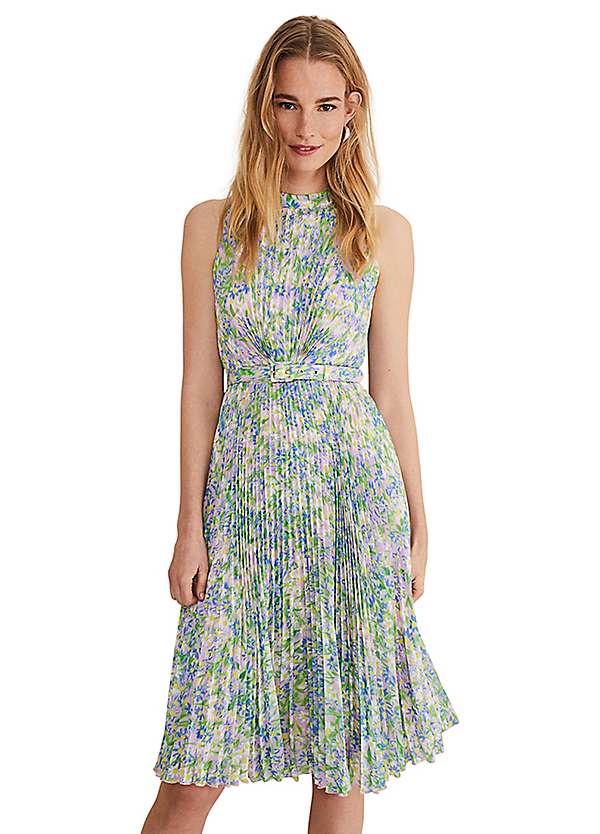 【関税込】PhaseEight ドレス☆Simara Pleated Daisy Dress, Mul Phase Eight Simara Pleated Daisy Dress, Multi