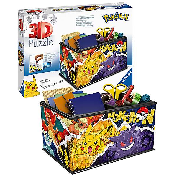 Puzzle - 3D Puzzle - Pokémon Storage Box, 216 Pieces 1 item