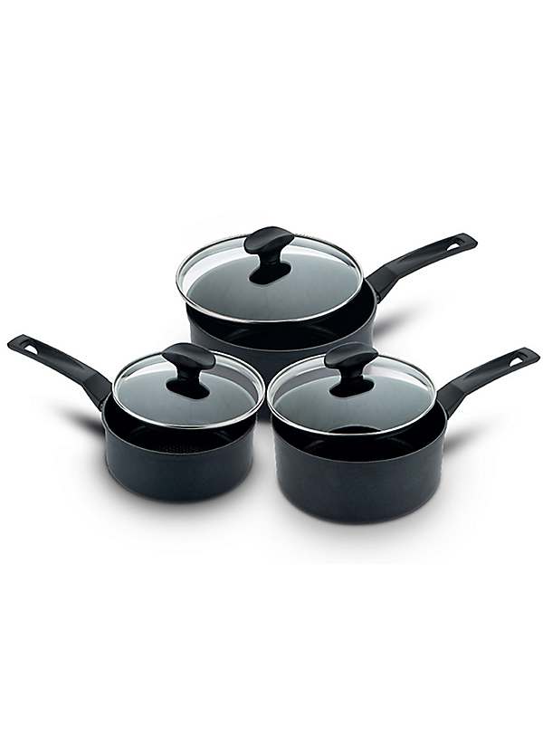 Prestige X Tougher Aluminium Piece Saucepan Set Grattan