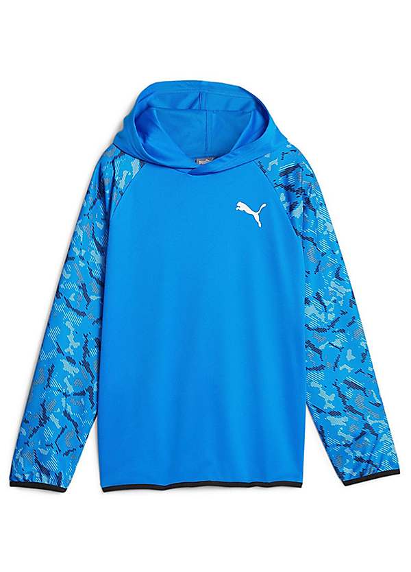 Puma Kids Active Sports Logo Print Hoodie