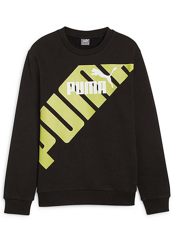 Puma Kids Logo Print Sweatshirt Grattan