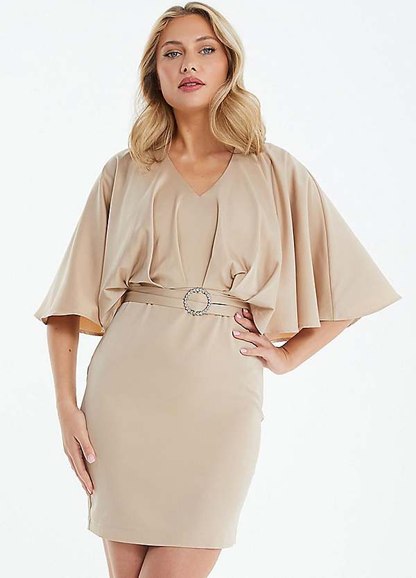 Quiz batwing midi store dress