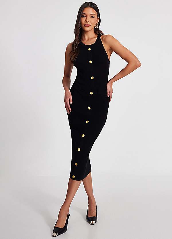 Quiz Knit Halter Neck Dress | Grattan Quiz Knit Halter Neck Dress | Grattan