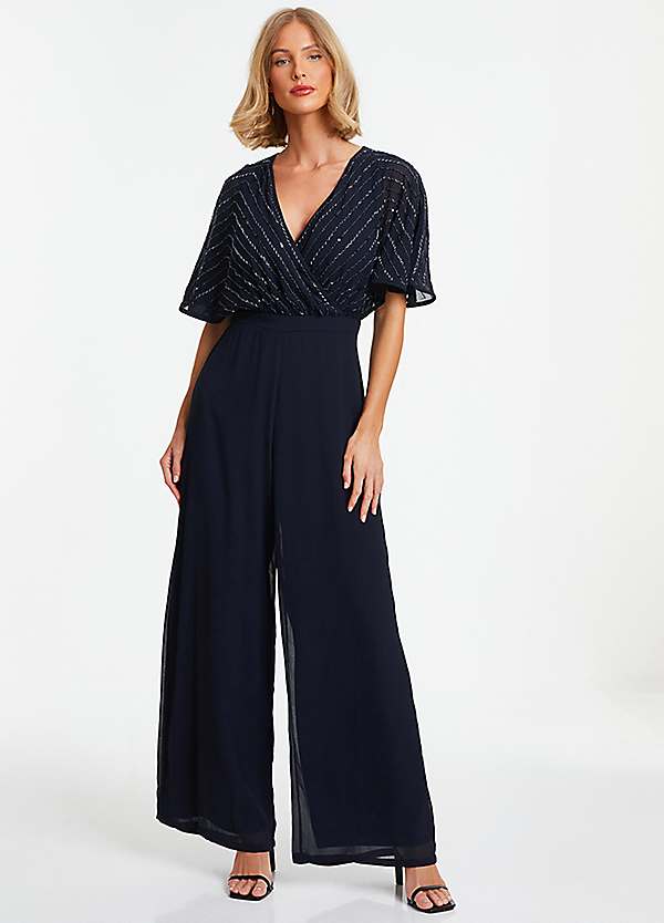 Quiz navy hot sale jumpsuit