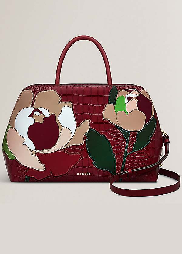 Radley London Liverpool Street Icon Abstract Floral Medium Ziptop