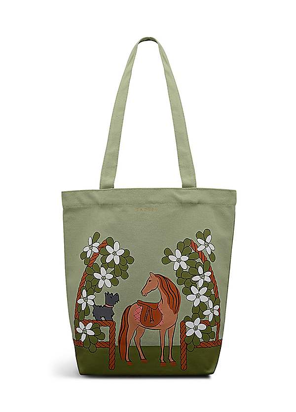 Radley London Pistachio Lunar New Year Medium Open Top Tote Bag
