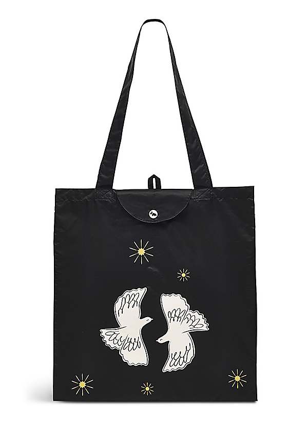 Radley London Two Turtle Doves Responsible Foldaway Tote Bag