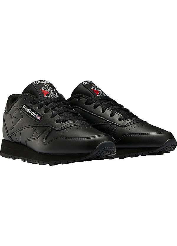 reebok black classic trainers