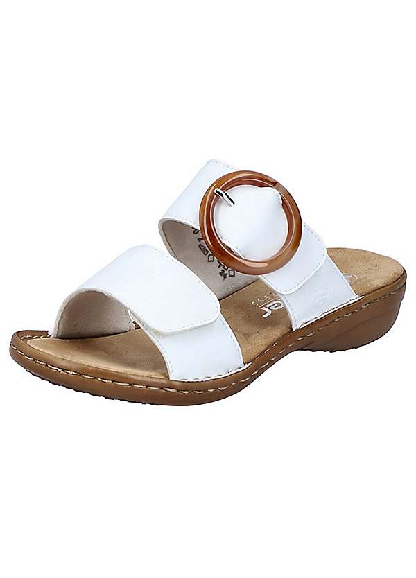 Rieker ladies white sandals on sale