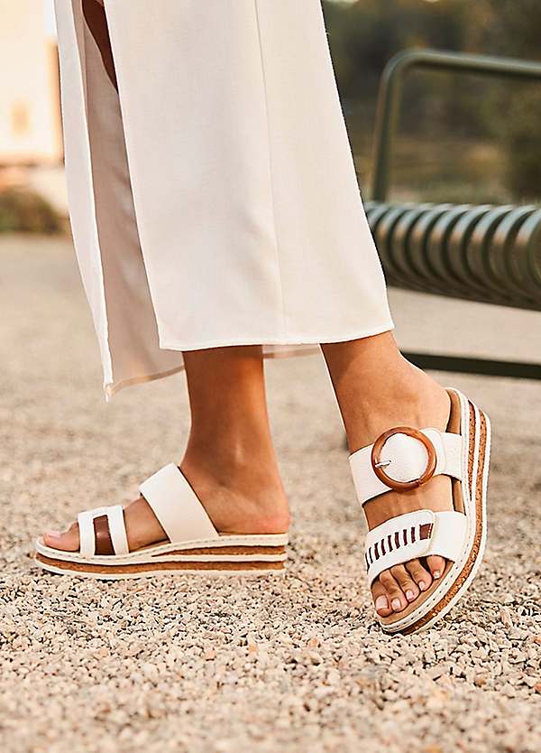 靴 Riviera Double Belted Mules Riviera Double Belted Mules