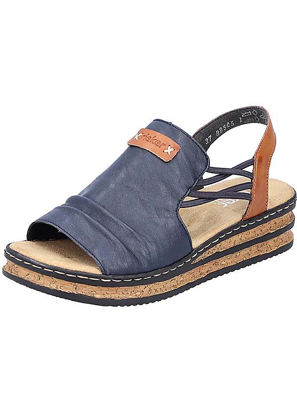 Rieker Wedge Heel Strappy Sandals Grattan