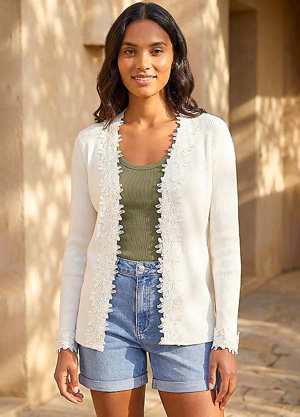 theredthread S lace up cardigan トップス THEREDTHREAD S lace up