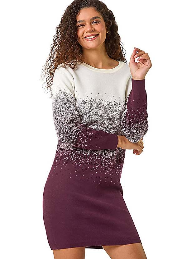 Roman Ombre Knitted Jumper Dress | Grattan Roman Ombre Knitted Jumper Dress | Grattan