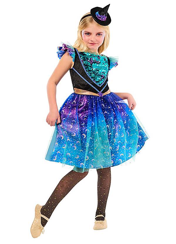 Rubies Halloween Cosmic Witch Kids Fancy Dress Costume