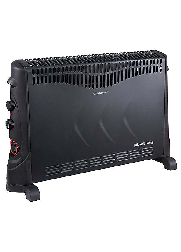 Russell Hobbs Convection Heater with Timer- Black | Grattan