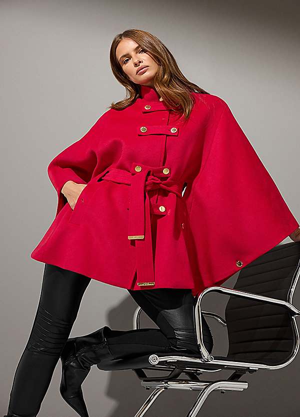 【25aw 新品】メゾンスペシャル　Military Cape Jacket STAR by Julien Macdonald Military Cape Jacket | Grattan