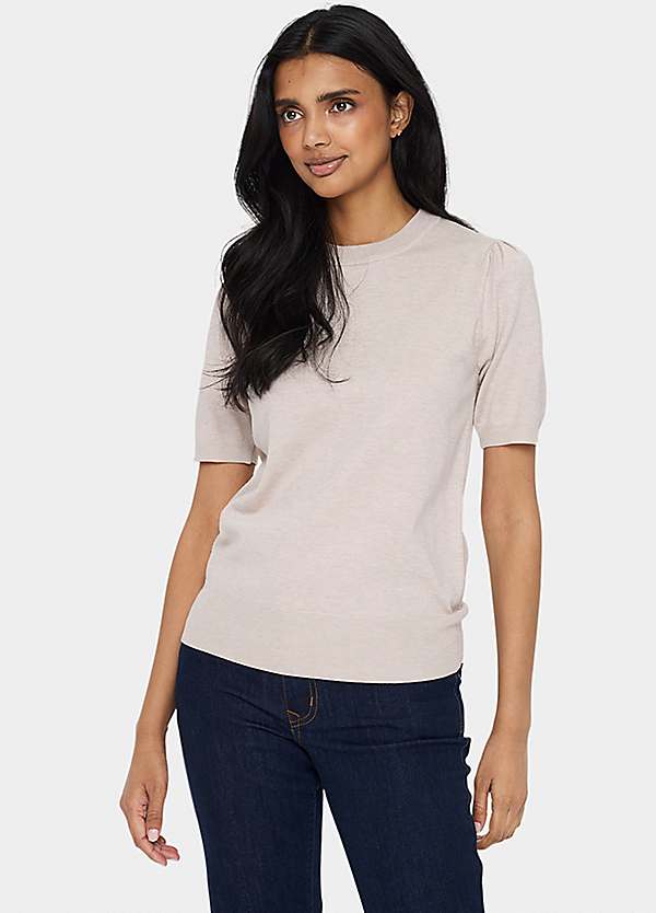 Saint Tropez Mila Short Sleeve Crew Neck Pullover | Grattan