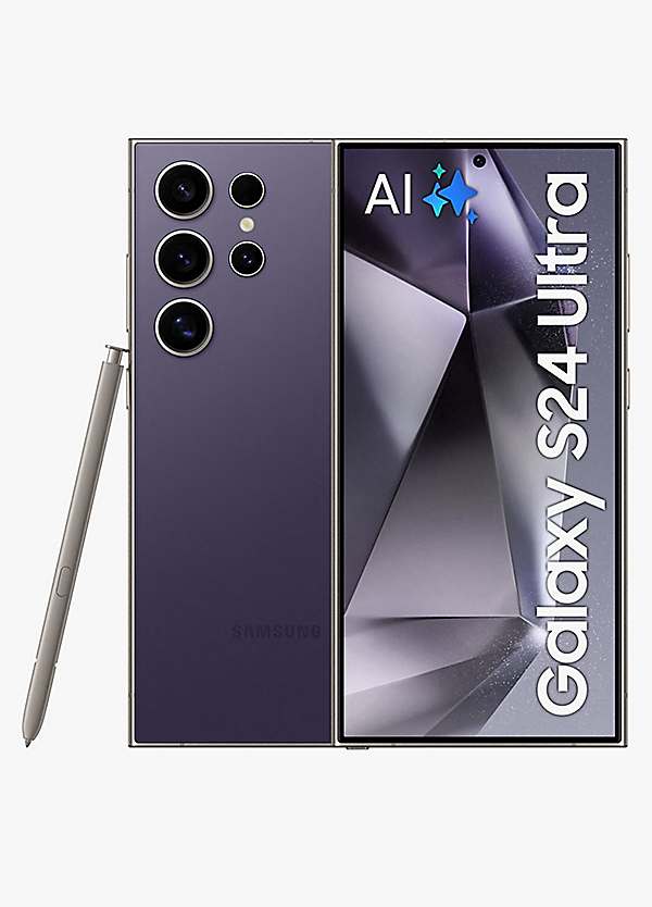 Samsung Galaxy S24 Ultra 1TB Mobile Phone - Titanium Violet | Grattan