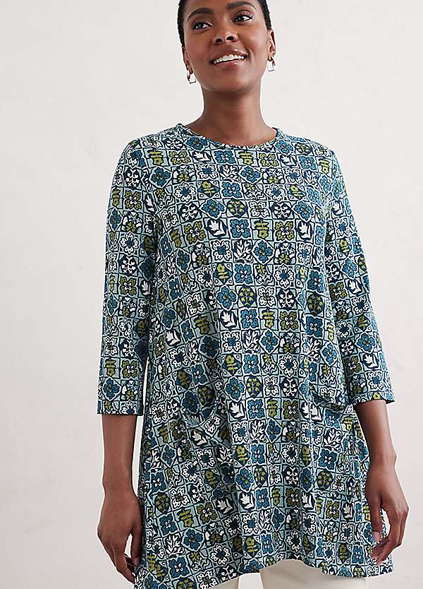 Seasalt Cornwall Blue Killiow Long Tunic Grattan