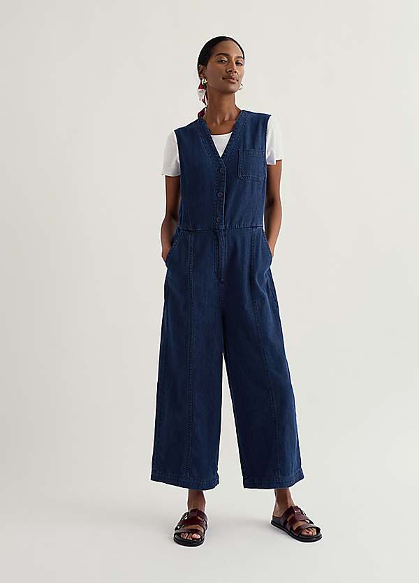 Seasalt Cornwall Braya Wide Leg Jumpsuit | Grattan