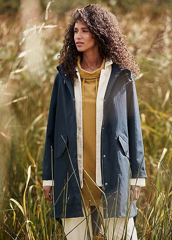 Seasalt Cornwall Navy Seafaring Coat Grattan