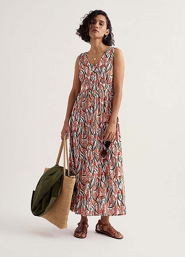 sachin and babi light blue dress Multi Polmanter Jersey Dress by Seasalt Cornwall main image 0