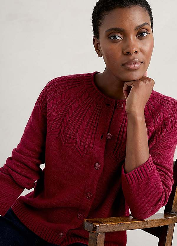 Lightweight on sale red cardigan