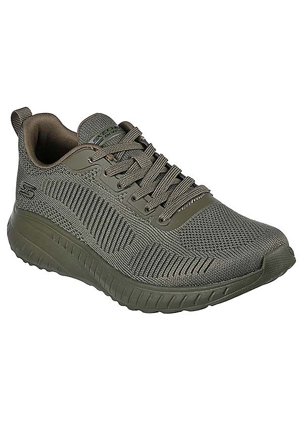 Skechers Bobs Squad Chaos Solid Engineered Lace Up Grattan