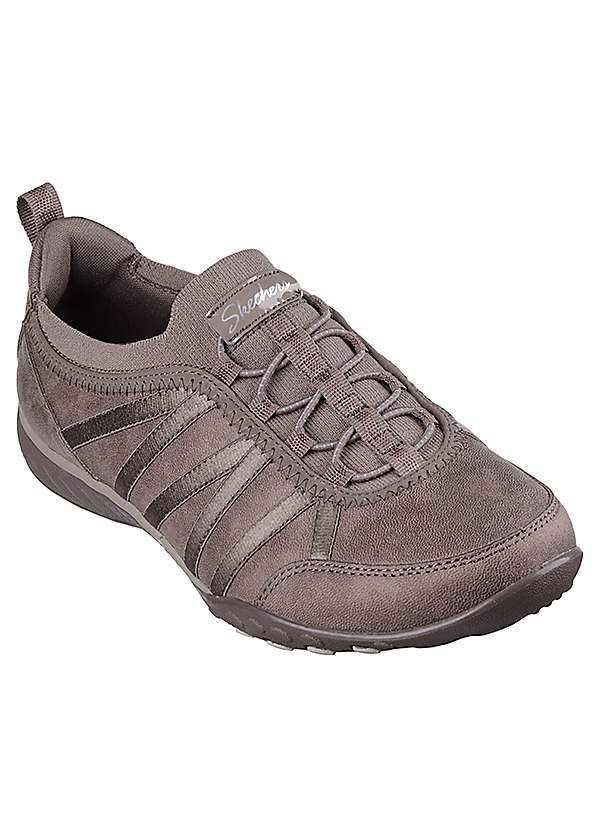 Skechers Breath Easy Remember Me Bungee Slip On Trainers