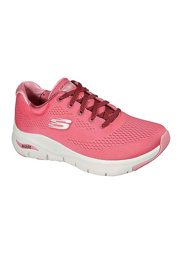 Skechers Mesh Navy Casual Pumps | Grattan
