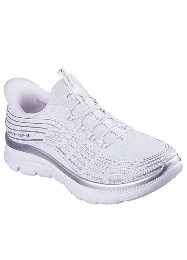 skechers white air cooled memory foam