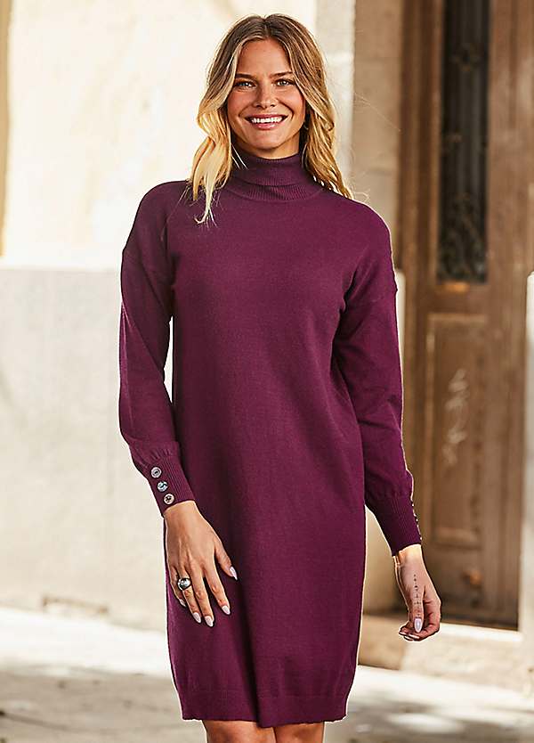 Polar neck dress hotsell