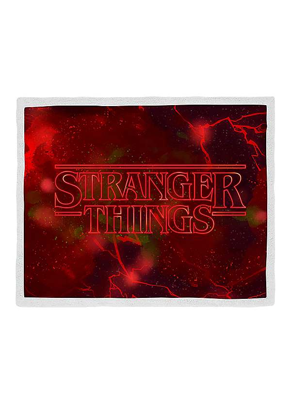 Stranger Things Hijack Sherpa Fleece Blanket | Grattan