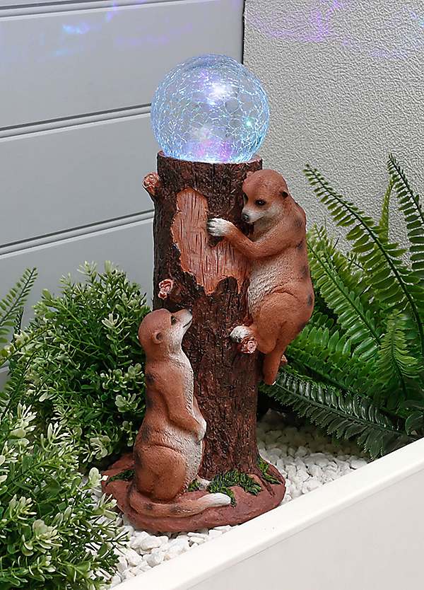 Solar Powered Color Changing Puppy Garden Stake Light - Outdoor Decoration For Patio, Yard, Or Camper