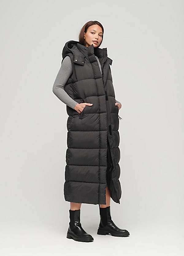 bonprix Padded Longline Gilet