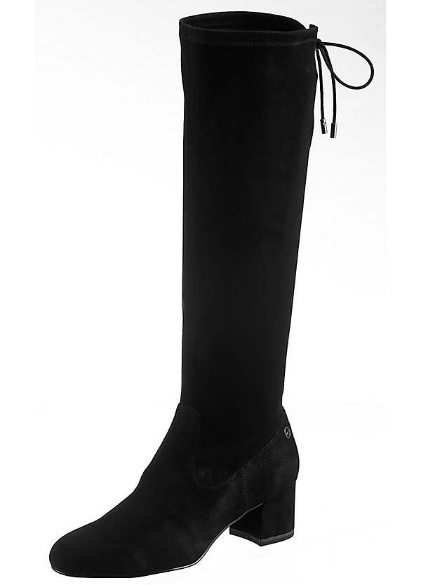 knee high narrow calf boots