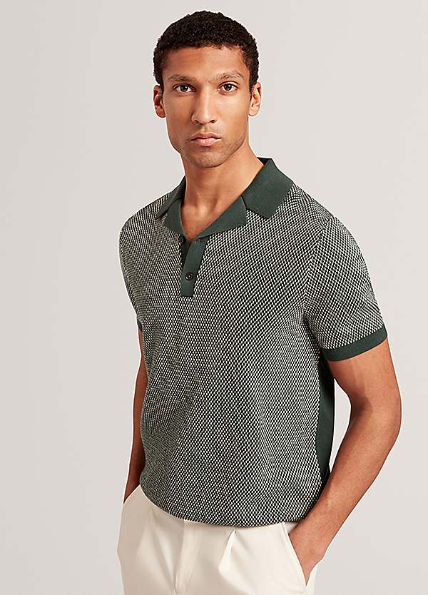 Ted Baker Gregry Knitted Polo Shirt | Grattan