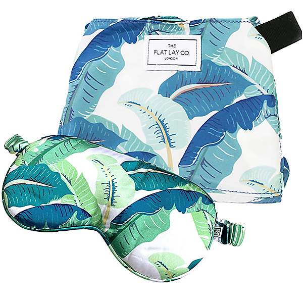 The Flat Lay Co. Drawstring Makeup Bag - Tropical Leaves