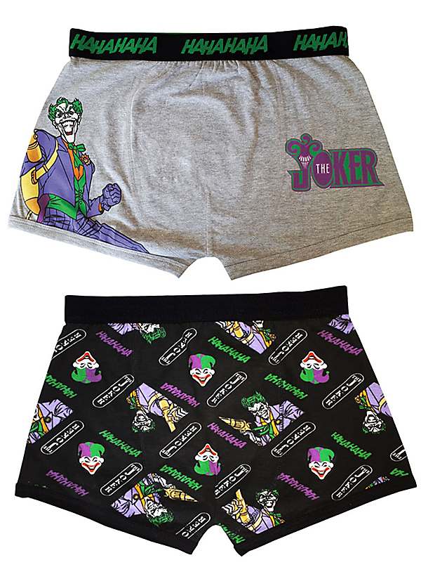 Set of 3 Boy Briefs with Box -Marvel - The Batman - The Joker 