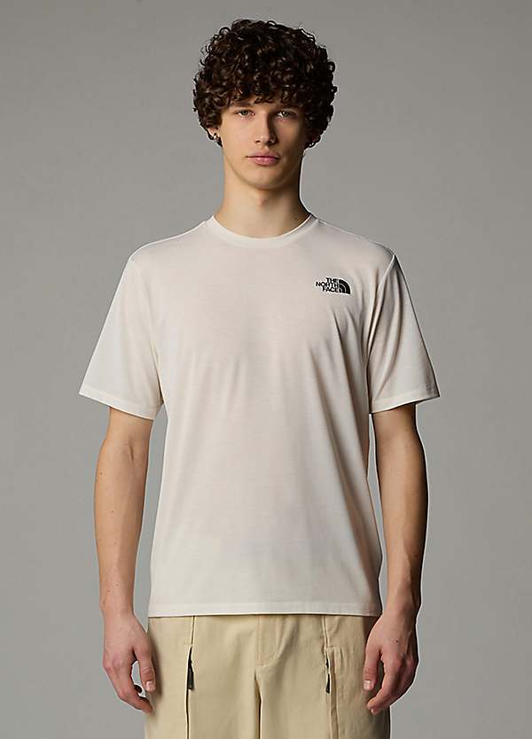 THE NORTH FACE◆Exotic Days backprint Tシャツ GREY 送料込 TNF Expedition Stickers Backprint オーバーサイズ Tシャツ