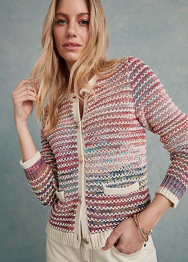 Together Colourful Textured Cardigan | Grattan