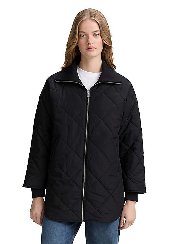 Tom Tailor Denim Full Zip Quilted Jacket | Grattan