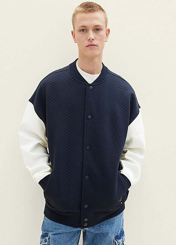 Tom Tailor Denim Stand-Up Collar Sweat Jacket