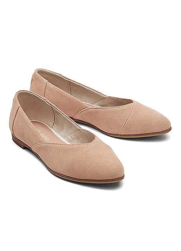 Toms perforated hot sale jutti flats