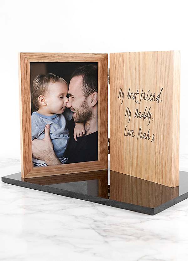 Treat Republic Engraved Book Photo Frame Grattan