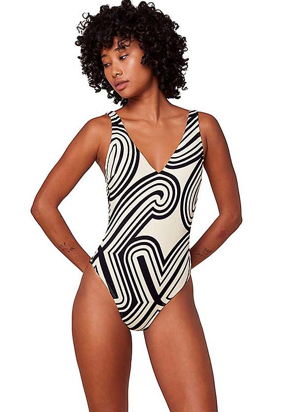 Padded cut out swimsuit online