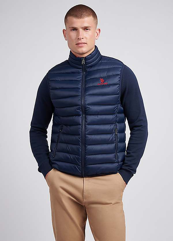 Polo Assn Bound Quilted Gilet Jacket Grattan