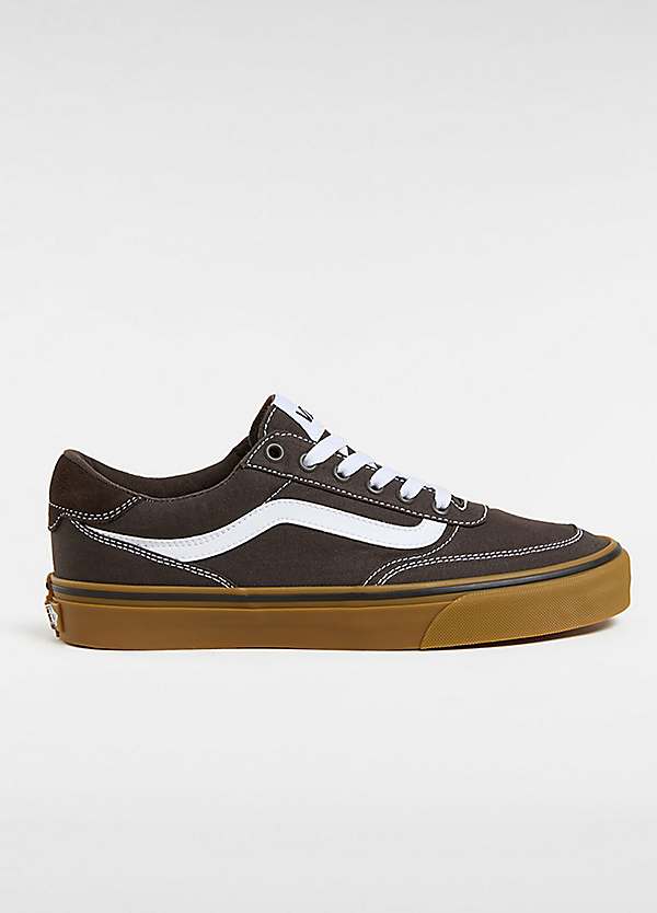 Vans Coffee Brooklyn Lace-Up Trainers Grattan
