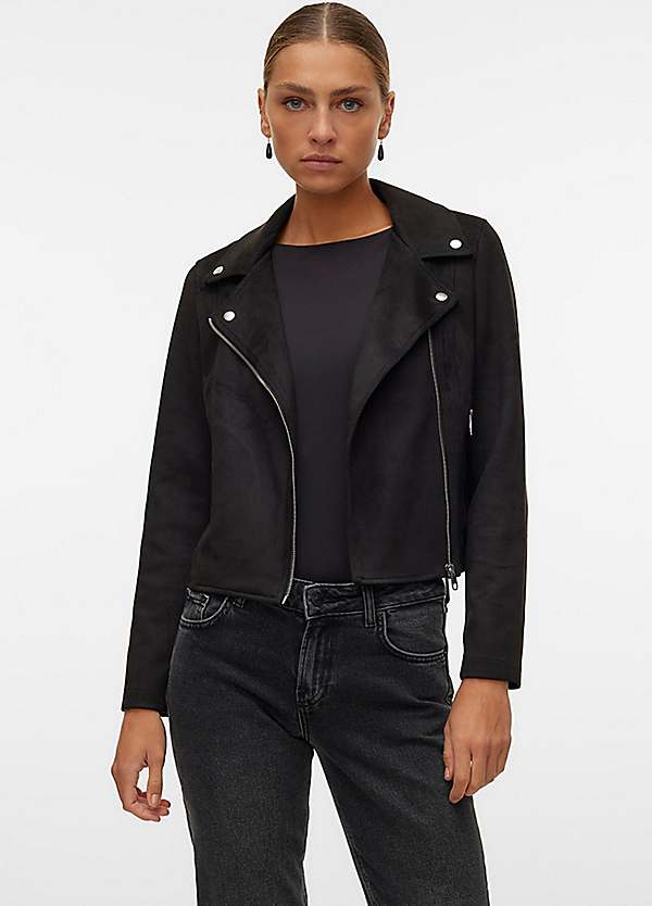 Vero moda hot sale suede jacket