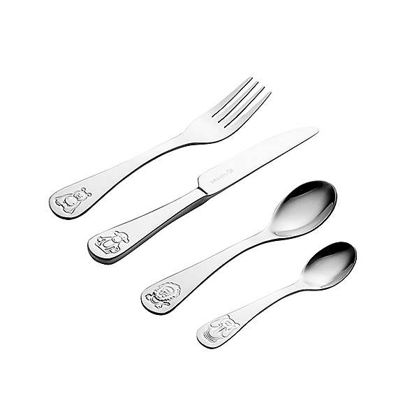 Viners Select 4-Piece Pastry Fork Set | Grey